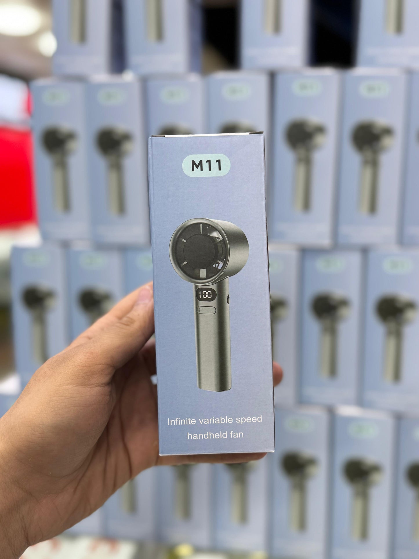 M11 Infinite Variable Speed Handheld Fan